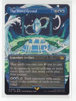MTG TCG The Water Crystal 333 Borderless R FINAL FANTASY Nm - Image 1