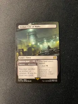 Midgar, City of Mako - Borderless Rare Regular #R313 - Final Fantasy MTG NM - Image 1