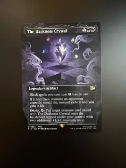 MTG Final Fantasy English The Darkness Crystal Borderless 0335 Non-Foil - Image 1