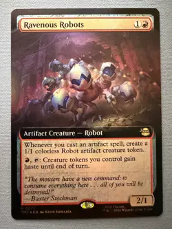 Ravenous Robots (Extended Art) *FOIL* NM - Teenage Mutant Ninja Turtles MTG #271 - Image 1