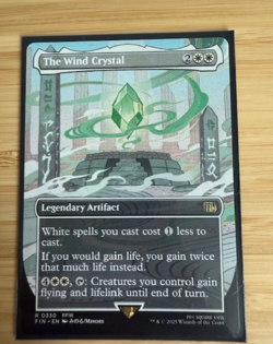 MTG: The Wind Crystal (Borderless) Final Fantasy Regular NM - Image 1