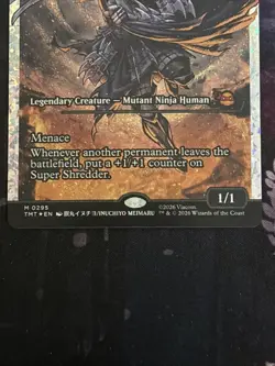 Super Shredder (Showcase) (Fracture Foil) Teenage Mutant Ninja Turtles Foil - Image 2