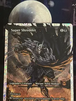 Super Shredder (Showcase) (Fracture Foil) Teenage Mutant Ninja Turtles Foil - Image 3