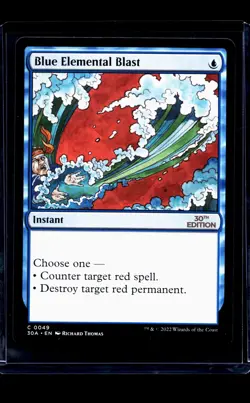 2022 MTG Magic The Gathering 30A 30th Anniversary #49 Blue Elemental Blast - Image 1