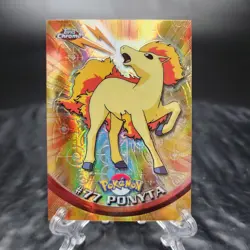 Topps Chrome Ponyta #77 Spectra Series 1 Pokemon Card TV Animation NM Fire⭐ - Image 1