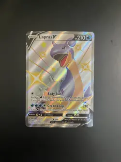The Pokemon Company Lapras V SV110/SV122 Shining Fates Full Art Holo English TCG - Image 1