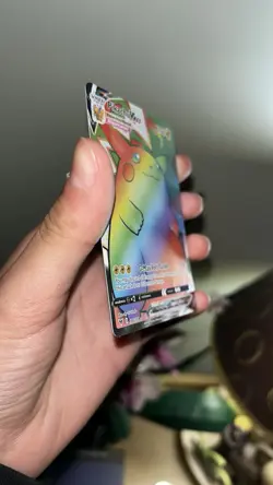 Pokemon Pikachu VMAX Secret Rare Rainbow Holo Vivid Voltage 188/185 Card - Image 2