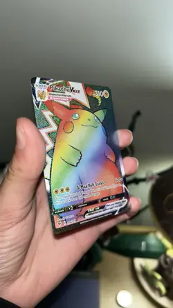 Pokemon Pikachu VMAX Secret Rare Rainbow Holo Vivid Voltage 188/185 Card - Image 3
