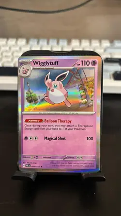 Wigglytuff 084/193 Rare Paldea Evolved Pokemon Holo LP - Image 1