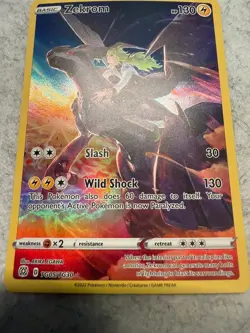 Pokemon TCG: Zekrom Holo Brilliant Stars Trainer Gallery TG 05/30 - Image 3