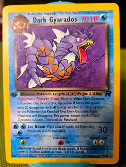 Dark Gyrados - 1st Edition English - 25/82 Team Rocket - Pokemon TCG - 2000, New - Image 1
