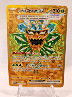 Teal Mask Ogerpon ex 221/167 Hyper Rare Pokemon TCG Twilight Masquerade - Image 1