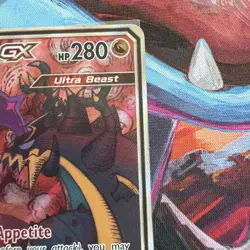 Pokemon Cosmic Eclipse Alt Art Naganadel & Guzzlord GX 224/236 - Near Mint - Image 3
