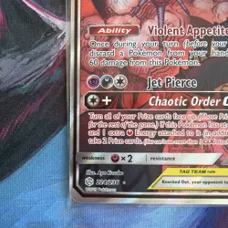 Pokemon Cosmic Eclipse Alt Art Naganadel & Guzzlord GX 224/236 - Near Mint - Image 5
