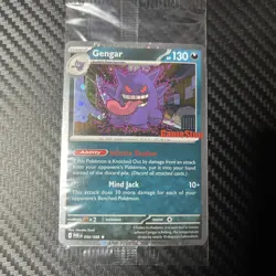 Pokemon TCG Gengar Promo GameStop Exclusive Stamped Holo Sealed - Image 1