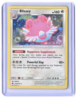 Blissey 153/214 Holo Rare Lost Thunder Pokemon Holo Near Mint - Image 1