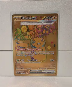 Pikachu ex 179/131 Hyper Rare Gold Pokemon Prismatic Evolutions English NM - Image 1