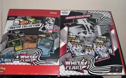 Pokemon Black Bolt & White Flare Poster + Binder Collection - Sam's Club Bundle - Image 1