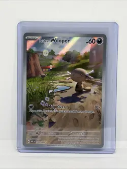 Paldean Wooper 102/094 Illustration Rare English Pokemon ME02 Phantasmal Flames - Image 1