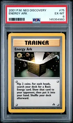 2001 POKEMON NEO DISCOVERY #75 ENERGY ARK PSA 6 - Image 1
