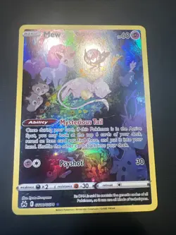 Pokemon Mew GG10/GG70 Crown Zenith Galarian Gallery Ultra Rare Corner Ding - Image 1