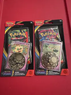 Pokemon TCG PHANTASMAL FLAMES WHIMSICOTT & COTTONEE Sealed Blister Packs Both - Image 2