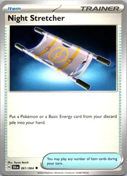 Night Stretcher 061/064 Uncommon Shrouded Fable Pokemon Near Mint - Image 1