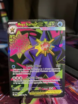 Mega Starmie EX 102/088 Full Art Ultra Rare Pokemon TCG: Perfect Order - Image 1