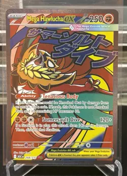 Pokemon TCG Ascended Heroes Mega Hawlucha ex 268/217 Mega Attack Rare - Image 1
