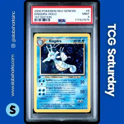 2000 POKEMON NEO GENESIS 1ST EDITION #8/111 KINGDRA HOLO RARE PSA 9 - Image 1