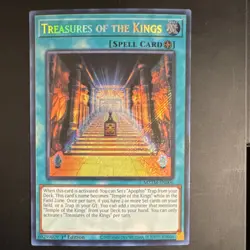 Yu-Gi-Oh! TCG Konami Treasures of the Kings MZTM-EN006 Maze Secret Rare 1st Ed - Image 1