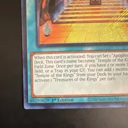 Yu-Gi-Oh! TCG Konami Treasures of the Kings MZTM-EN006 Maze Secret Rare 1st Ed - Image 5