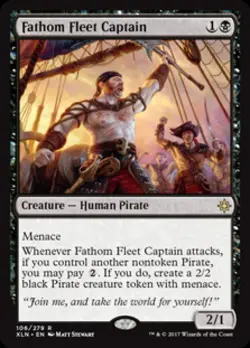 Fathom Fleet Captain -Foil Light Play MTG Ixalan - Image 1