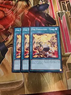 3X Fire Formation Tenki L26D-ENX18 Common 1ST ED NM Yugioh - Image 1