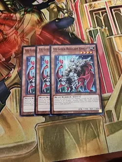 3X XX-Saber Boggart Knight L26D-ENX09 Common 1ST ED NM Yugioh - Image 1