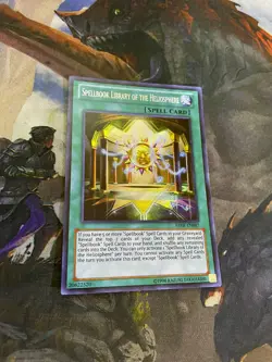 Yugioh! 1x (NM) Spellbook Library of the Heliosphere ABYR-EN087 Unl. Secret Rare - Image 1