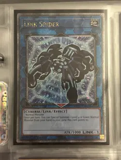 Link Spider MP24-EN045 1st Edition Mint Quarter Century Secret Rare - YUGIOH - Image 1