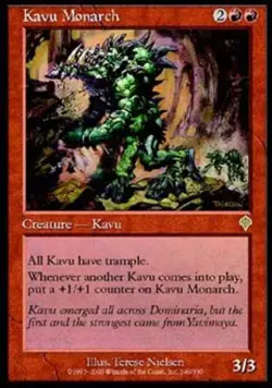 Kavu Monarch - Medium Play MTG Invasion - Image 1