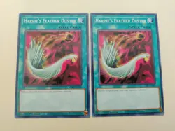 2x Harpie's Feather Duster SDBT-EN026 Common 1st Edition VLP - Image 1