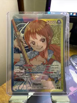 Nami - OP11-041 - Alt Art Leader - A Fist Of Divine Speed - One Piece - English - Image 1