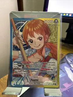 Nami - OP11-041 - Alt Art Leader - A Fist Of Divine Speed - One Piece - English - Image 2