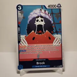 One Piece TCG Brook Rare OP11-056 A Fist of Divine Speed English Foil - Image 1