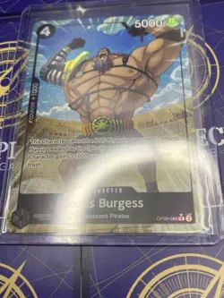 Jesus Burgess OP09-086R Alt Art✨One Piece Foil✨Japanese Rare✨ - Image 3