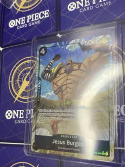 Jesus Burgess OP09-086R Alt Art✨One Piece Foil✨Japanese Rare✨ - Image 4