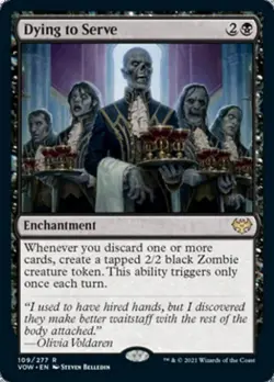 Dying to Serve - Near Mint MTG Innistrad: Crimson Vow - Image 1