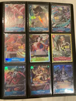 One Piece TCG Foil Lot of 11 including Promos - Image 1