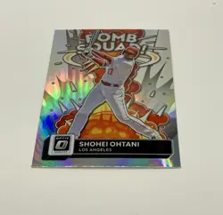 2022 Donruss Optic Baseball*SHOHEI OHTANI* SP Silver PRIZM Bomb Squad Card #BS-3 - Image 3