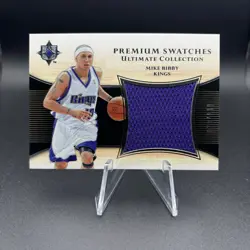 2005-06 Upper Deck Ultimate Collection Mike Bibby Premium Swatches #/100 READ - Image 1