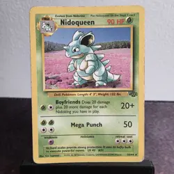 Pokemon TCG Nidoqueen Jungle Card 23/64 Unlimited Rare MP - Image 1