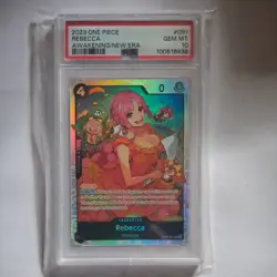 Psa 10 Rebecca Sr OP05-091 Awakening New Era ONE PIECE Card Game english - Image 1